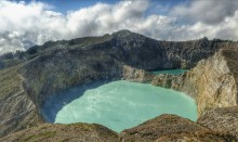 Indonésie - Florès // la beauté des 3 lacs du volcan kelimutu